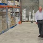 Crombie and Price managing director Bevan Crombie (87) takes a tour of his recently opened...