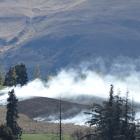 The Otago Rural Fire Authority says this fire near Lake Hayes yesterday could have been worse if...