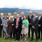 The new Queenstown Lakes District Council after being sworn in at a meeting at the Lake Hayes...