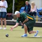 Mike Nagy in action during the NEV Invitation Singles this week.PHOTO: LINDA ROBERTSON
