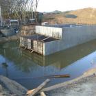 The Milton stormwater pump station should be completed by the end of July. Photo by Rachel Taylor.