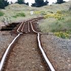 A railway line south of Blenheim shows the force of Monday's quake. Photo: Reuters