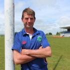 Otago rugby volunteer of the year Tony Pringle (45) at South Otago High School yesterday, where...