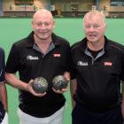 The winning team of (from left) Tony Cockerill, of Gore, Frank Monopoli, of Nelson, Bill Johnson,...