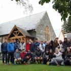 A group of Muslim students from Sydney at Queenstown's St Peter's Anglican Church on Sunday....