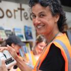 Envision New Zealand's Therese Mangos, of Auckland, explores the Waitaki Resource Recovery Park...