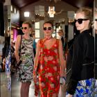 Models strut their stuff during last year's inaugural Fashion for a Cure fashion show in...