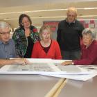 Researchers (from left) Ken Allan, Judy Thompson, Louise Primrose, David Simmers and Margaret...