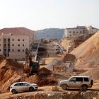 A construction sitein the Israeli settlement of Beitar Ilit, in the occupied West Bank, this week...