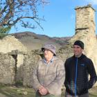 Otago Goldfields Heritage Trust member Bruce McMillan, of Bannockburn, and secretary Terry Davis,...