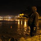 Vili Tupai, of South Dunedin, caught four octopuses the night before, so he was back at the...