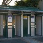 Three public toilets outside the Balclutha War Memorial Hall are to be upgraded. Photo by Helena...