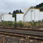 Fuel storage tanks at Ravensbourne. Photo by Christine O'Connor.