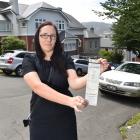 Zoe Cook, in Albany St, North Dunedin, where she was ticketed for parking somewhere she had many...