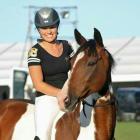 Dunedin free rider Talia Allison  on Mustang Shelby. Photo: supplied.