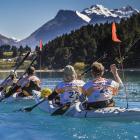 Team Swordfox heads to Glenorchy yesterday morning. PHOTO: ALEX SOCCI/GODZONE
