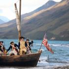 Aaron Eckhart plays the role of George Washington in an advertisement for mobile game Evony: The...