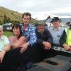 Teviot Valley runholders (from left) Margaret Deans, Janine and Robert Gunn and John Deans, and...
