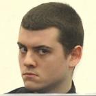 Alexander James William Merritt sits in the dock during his sentencing in the Dunedin High Court...