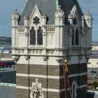 The Dunedin Courthouse tower.