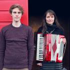 Indie-folk music outfit Grawlixes (Robin Cederman and Penelope Esplin) will play at Dog with Two...