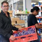 Tuapeka Gold Print general manager Greg Jolly says business is booming at his Dunedin...