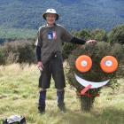 New Zealand disc golf nationals co-director James Smithells, on the Paradise course. Photo:...