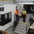 Farra Engineering production manager Jess Chaloner (left) and manager Mike Ryan with the firm's...
