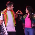 Comedians Joseph Moore and Laura Daniel perform as pop duo Two Hearts for their Dunedin Fringe...