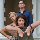 The musical gang presenting Dunedin Fringe Festival show Mothers (in da) Hood (from bottom to top...