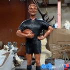 Don Paterson's concept design of the Richie McCaw statue. PHOTO: SUPPLIED