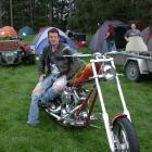 Brendon Farrell and his 2005 Texas Chopper-built American Ironhorse will join the March Hare...