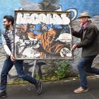 Los Angeles-based music producer Adam Samuel Goldman (left) and former Alley Oop editor Jeff...
