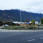 The roundabout on State Highway 6, in Frankton. Photo by James Beech.