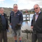 Guardians of Lake Dunstan members (from left) Andrew Burton, John Wilson and Howard Anderson, all...