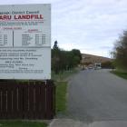 Oamaru's landfill, set to close April 22. Photo: ODT.