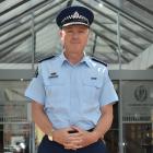 Superintendent Paul Basham outside the Dunedin Central Police Station. Photo: Gregor Richardson.
