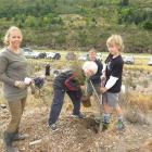 (from left) Renee Grove, Noah Bayliss (11), Gavin Finn and Sam Bayliss (9), of Queenstown. Photo...