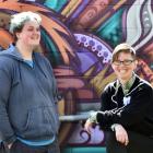 UniQ president Adam Rance (23) and Otago University Students' Association queer support co...