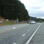 The problem intersection of State Highway 6 and Capell Ave at  Lake Hawea. Photo supplied.