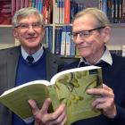 Authors and co-editors Profs Jim Mann (left) and Stewart Truswell at the launch of the Essentials...
