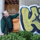 Cargill’s Castle Trust chairman Steven de Graaf is fuming that the  Dunedin building was  defaced...