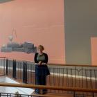 Artist Eve Armstrong stretched herself to make her largest collage yet for the Big Wall at the...