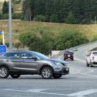 The Tucker Beach Rd intersection with State Highway 6, Queenstown. Photo: Guy Williams.
