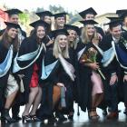 University of Otago graduands pose for a photograph at the end of the latest University of Otago...