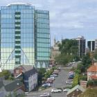 The anticipated view from Cargill St of the hotel proposed for Moray Pl, in Dunedin. IMAGE:...