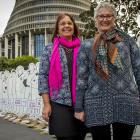 Life Matters Suicide Prevention Trust member Denise Kent (left) and trust chairwoman Corinda...