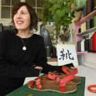 Shoemaker Louise Clifton in her studio in central Dunedin. Photo: Gregor Richardson.
