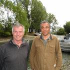 Alan Kirker (left) and Iraj Barabi at Frankton in 2015. Photo: Mountain Scene.