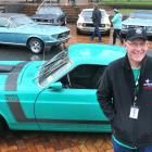 Mustang owner and Southern Mustang Club event organiser Robert King, of Dunedin, shows off his...